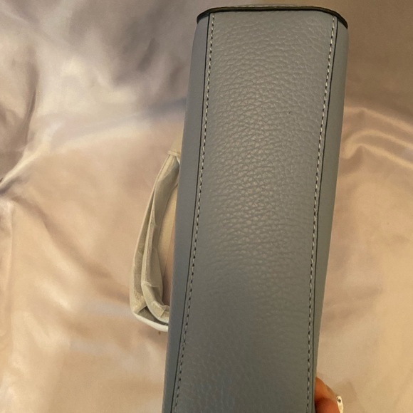 Kate Spade baby dusty blue pebbled leather Monica crossbody NWT - Picture 15 of 17